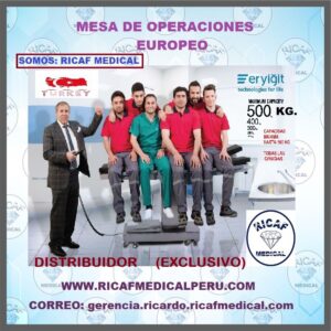 Mesa de operaciones---Correo ventas: gerencia.ricardo.ricafmedical@gmail.com