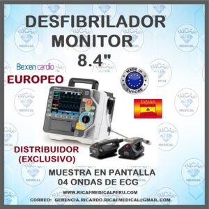 Desfibrilador Monitor 8.4 pulgadas----Correo ventas: gerencia.ricardo.ricafmedical@gmail.com